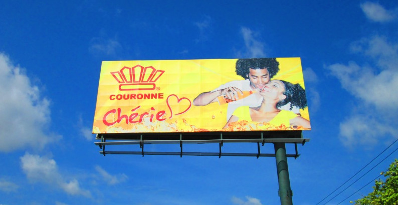 Cola Couronne Billboard in Haiti
